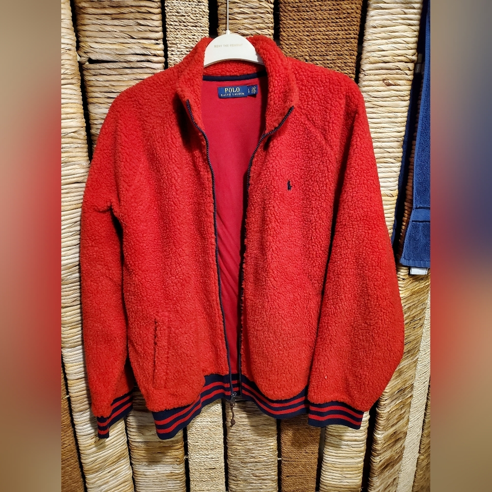Warm designer sweater zip up jacket